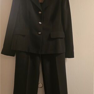 Jones Studio Classic Black Pantsuit